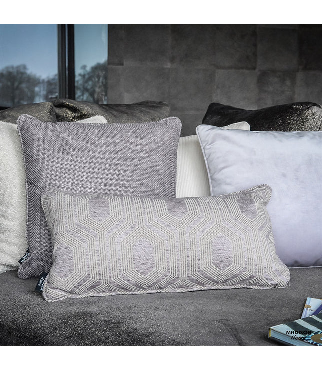 Sierkussen ca.30x60cm Boston lila