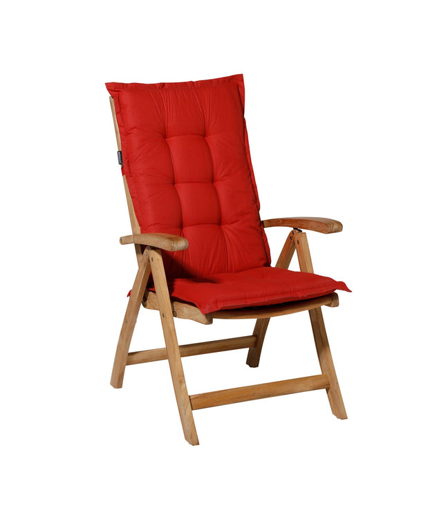 Kussen lage rug ca.105x50cm Basic red