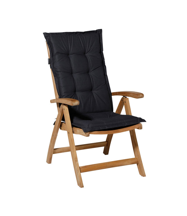 Kussen lage rug ca.105x50cm Basic black