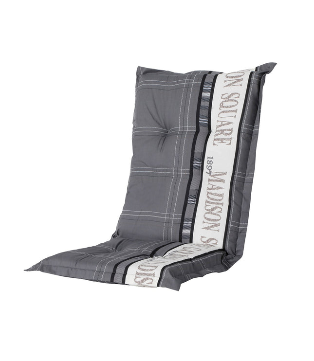 Kussen lage rug ca.105x50cm Madison garden grey