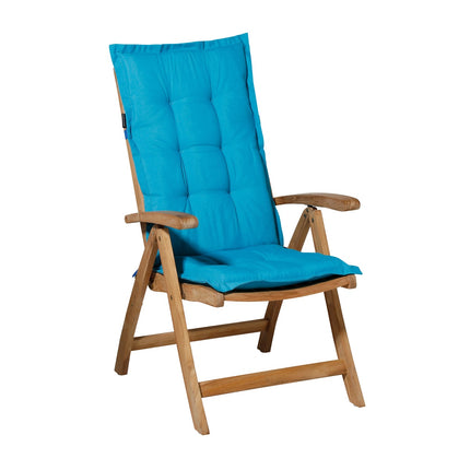 Kussen lage rug ca.105x50cm Panama aqua