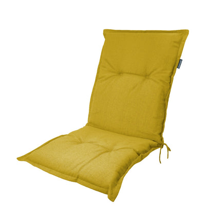 Kussen lage rug ca.105x50cm Panama mustard