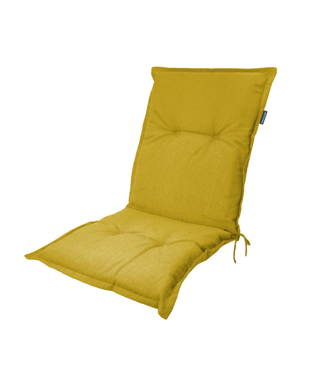 Kussen lage rug ca.105x50cm Panama mustard