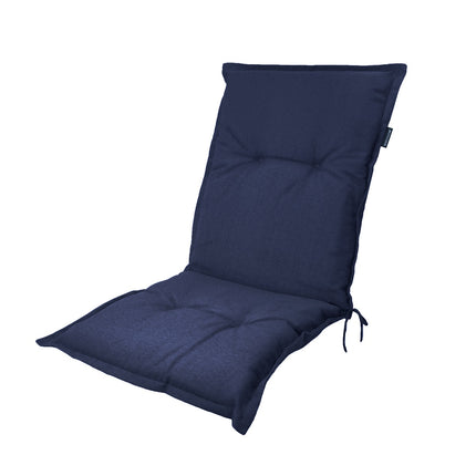 Kussen lage rug ca.105x50cm Panama indigo