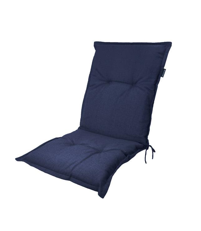 Kussen lage rug ca.105x50cm Panama indigo