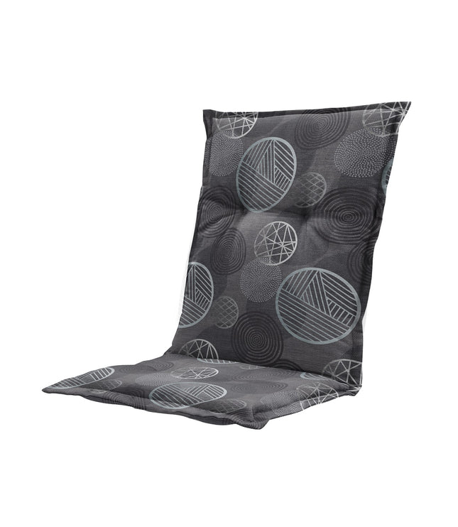 Kussen lage rug ca.105x50cm Circle grey