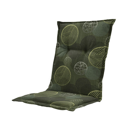 Kussen lage rug ca.105x50cm Circle green