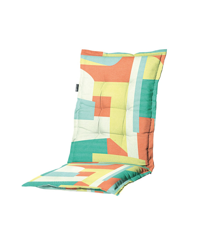 Kussen lage rug ca.105x50cm Patch pastel