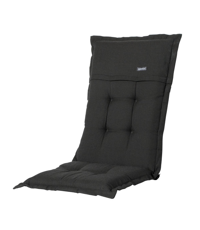 Kussen lage rug ca.105x50cm Rib black