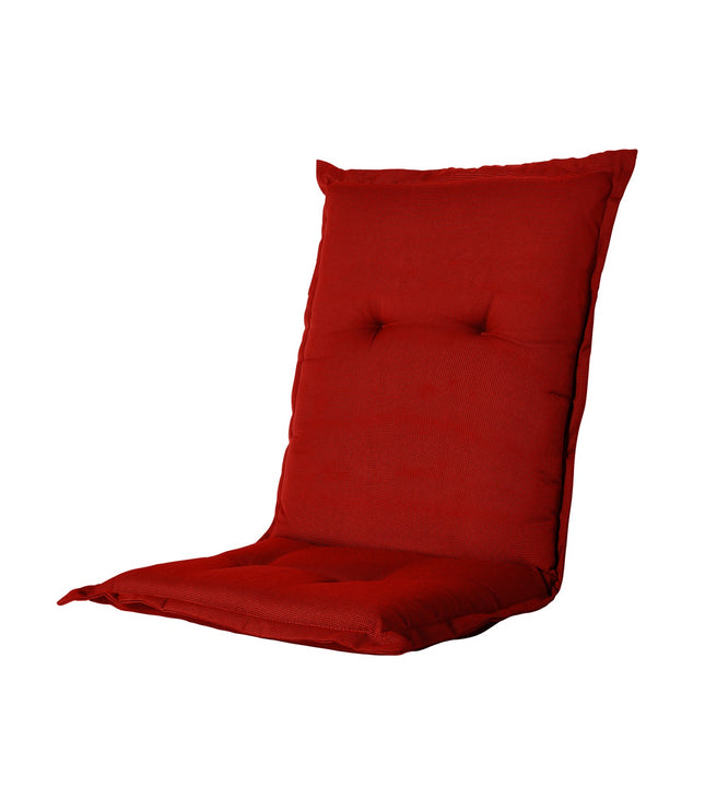 Kussen lage rug ca.105x50cm Rib red