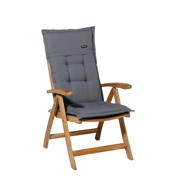 Kussen lage rug ca.105x50cm Rib grey