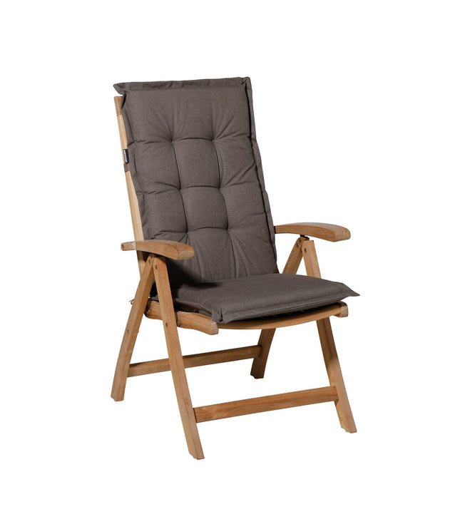 Kussen lage rug ca.105x50cm Outdoor Oxford taupe