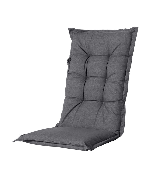 Kussen hoge rug ca.123x50cm Outdoor Manchester grey