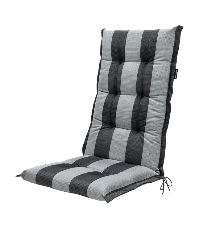 Kussen hoge rug ca.123x50cm Alice grey