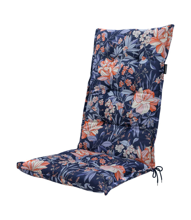 Kussen hoge rug ca.123x50cm Maxime indigo