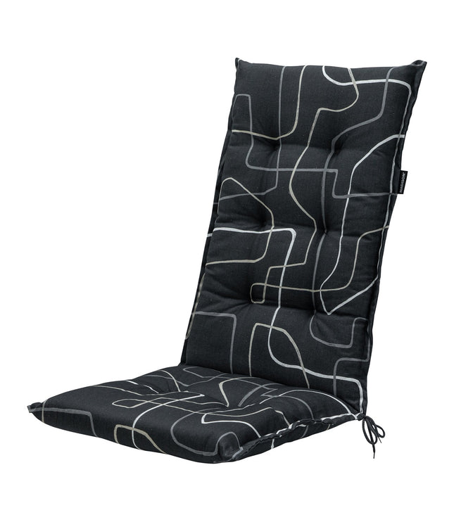 Kussen hoge rug ca.123x50cm Joah grey