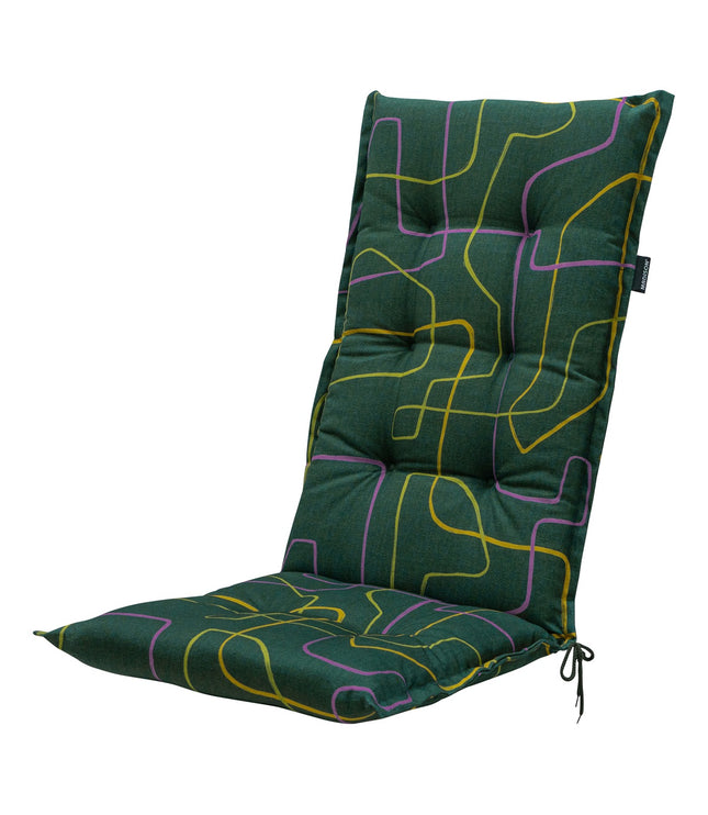 Kussen hoge rug ca.123x50cm Joah green