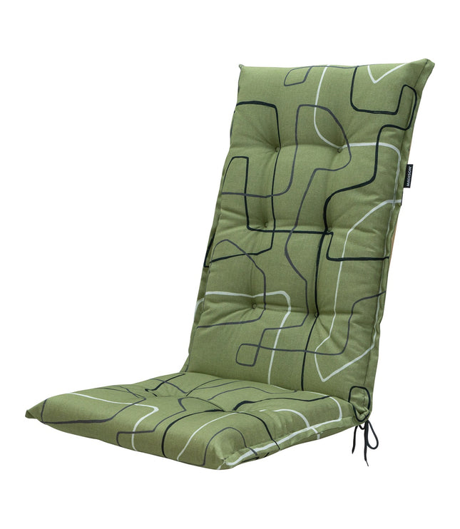 Kussen hoge rug ca.123x50cm Joah sage