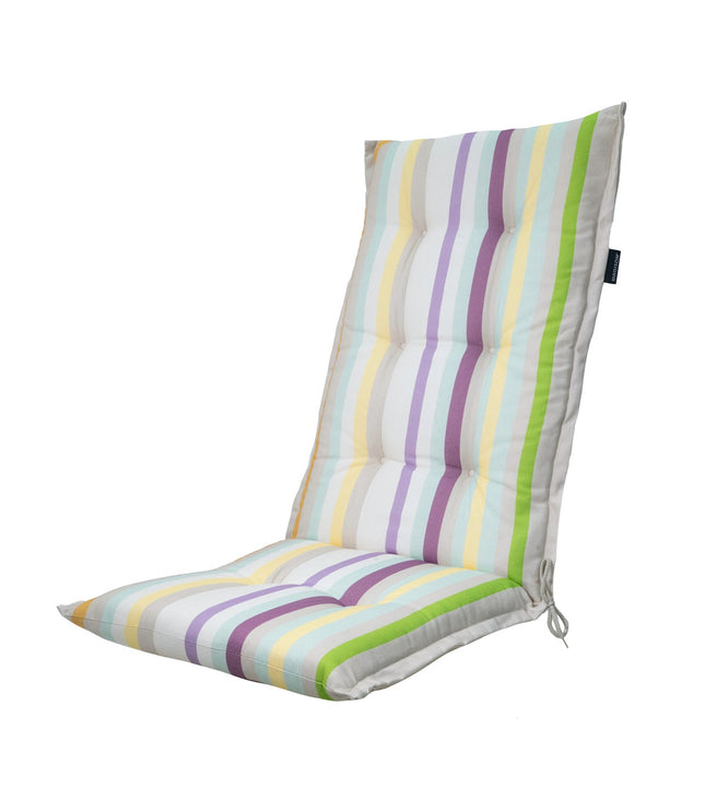 Kussen hoge rug ca.123x50cm Righe purple