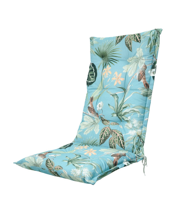 Kussen hoge rug ca.123x50cm Outdoor+ Grasse aqua