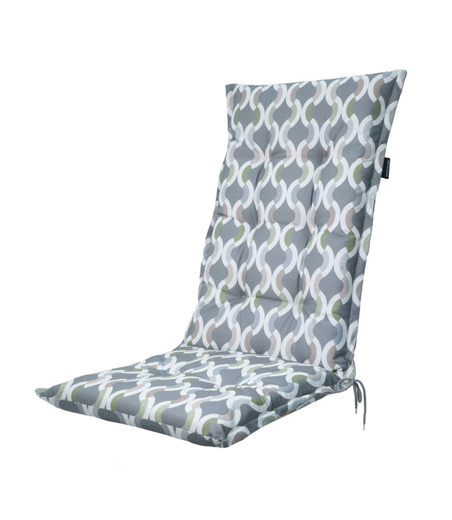 Kussen hoge rug ca.123x50cm Outdoor+ Trivia grey