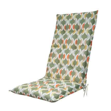 Kussen hoge rug ca.123x50cm Outdoor+ Trivia green