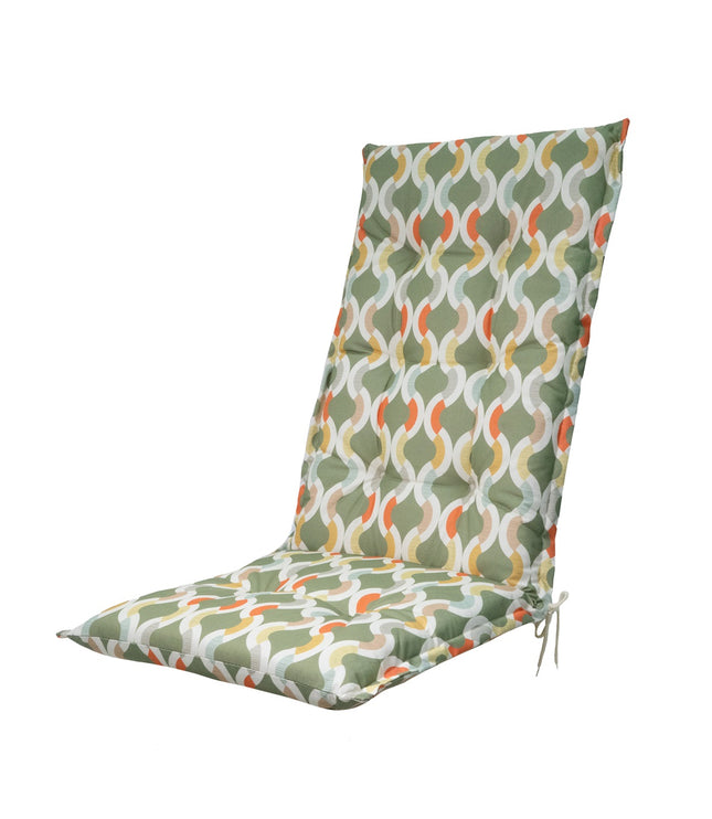 Kussen hoge rug ca.123x50cm Outdoor+ Trivia green