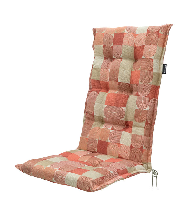 Kussen hoge rug ca.123x50cm Outdoor WR Jacky terra