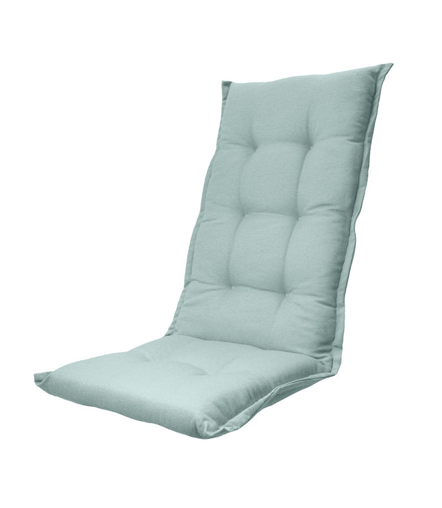 Kussen hoge rug ca.123x50cm Outdoor WR Napels azure