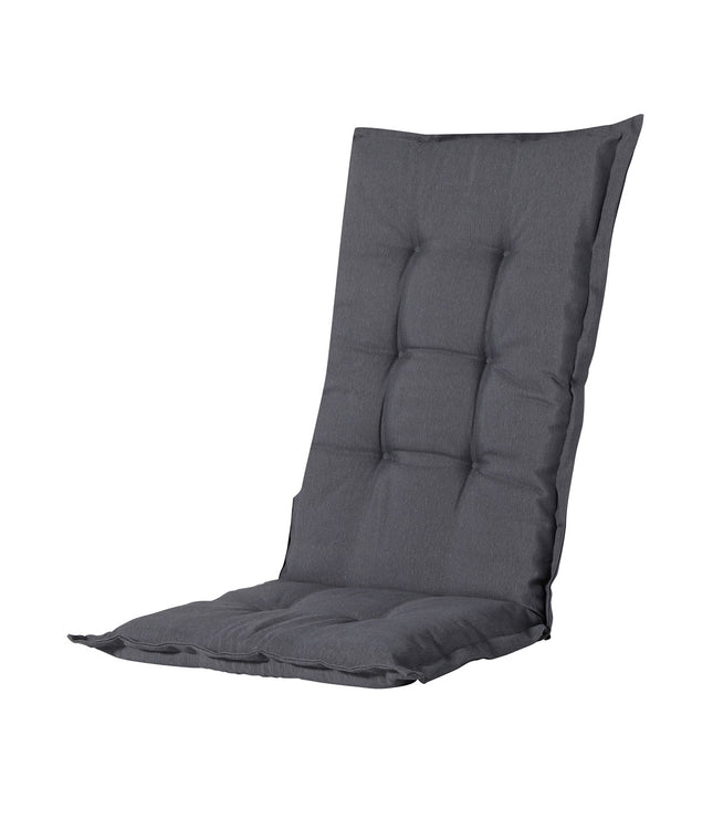 Kussen hoge rug ca.123x50cm Panama grey