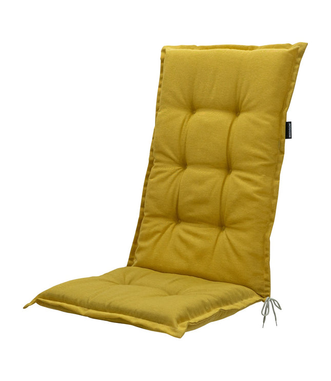 Kussen hoge rug ca.123x50cm Panama mustard