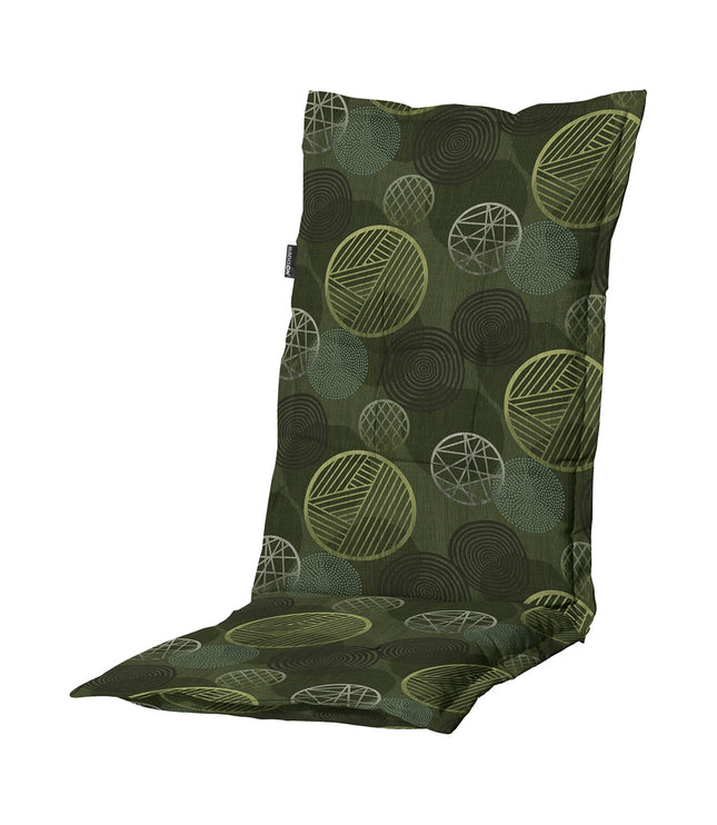 Kussen hoge rug ca.123x50cm Circle green