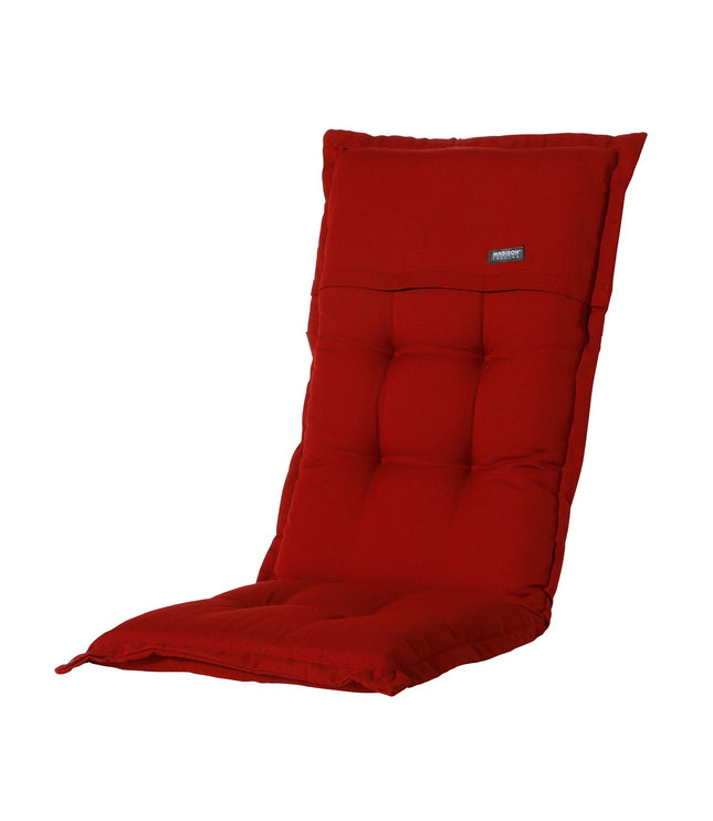 Kussen hoge rug ca.123x50cm Rib red