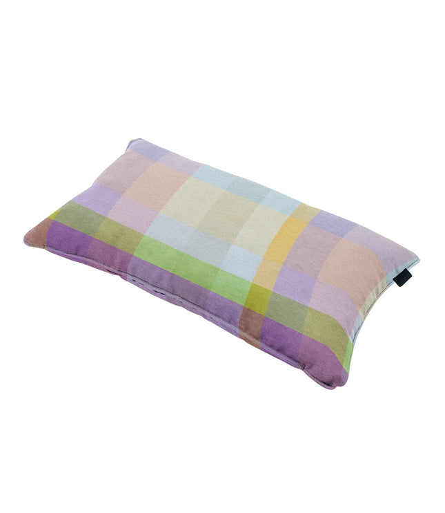 Sierkussen paspel ca.30x50cm Sya purple