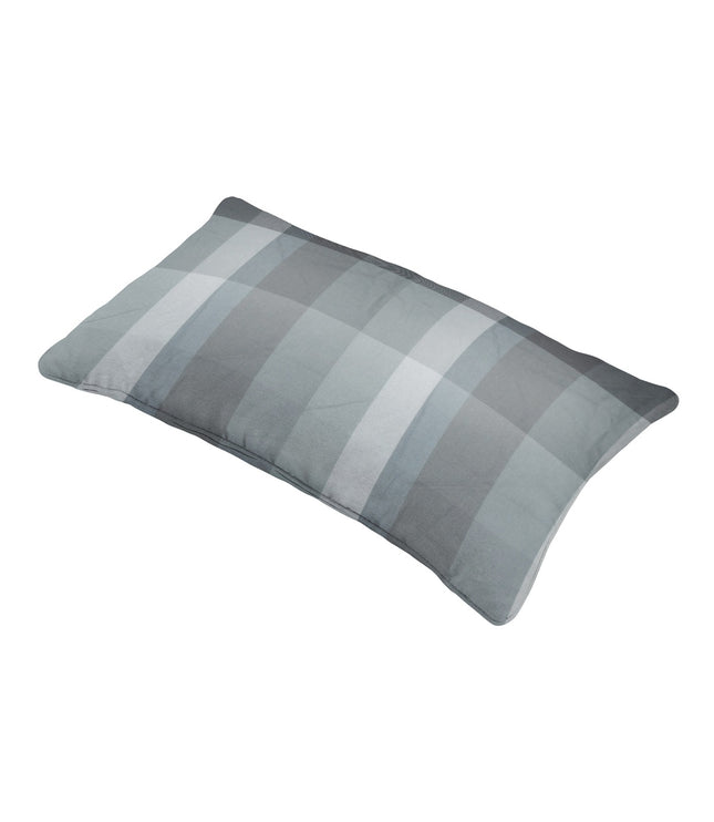 Sierkussen paspel ca.30x50cm Sya grey