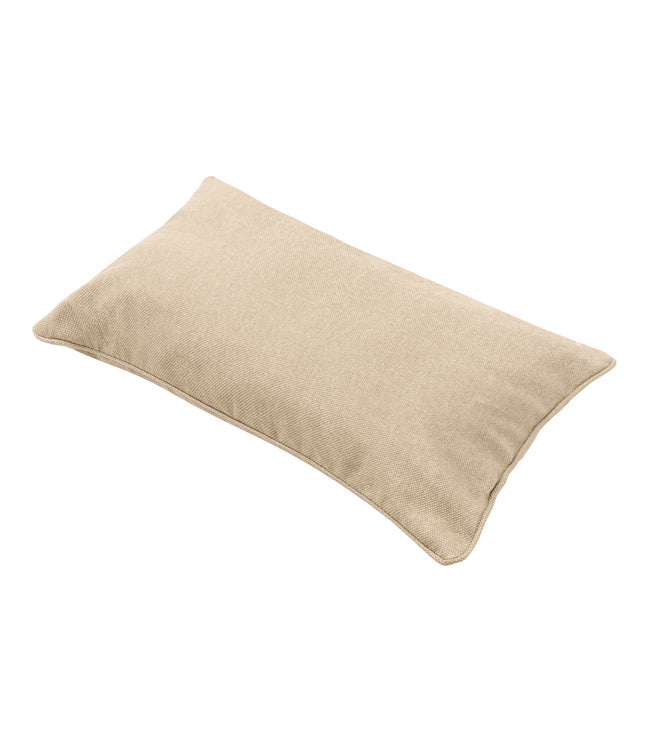 Sierkussen paspel ca.30x50cm Beige canvas eco+