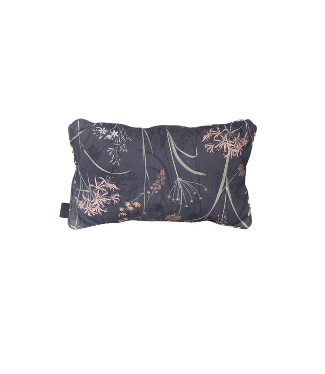 Sierkussen paspel ca.30x50cm Donna grey canvas eco+