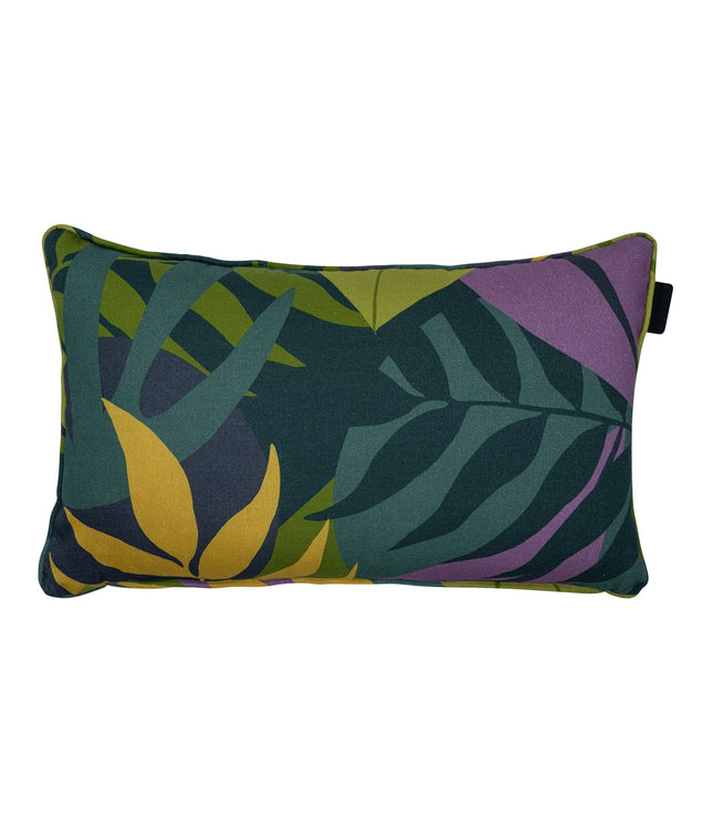 Sierkussen paspel ca.30x50cm Iven green