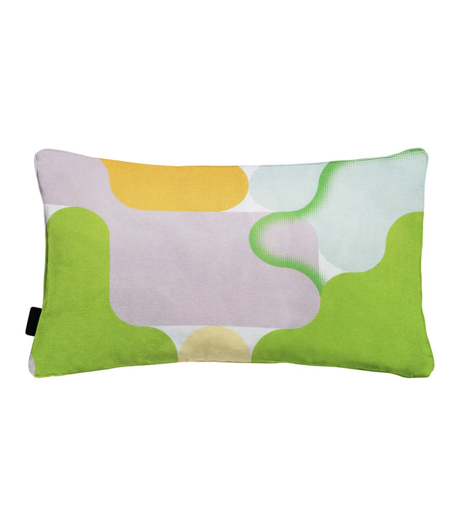 Sierkussen paspel ca.30x50cm Grafi lila