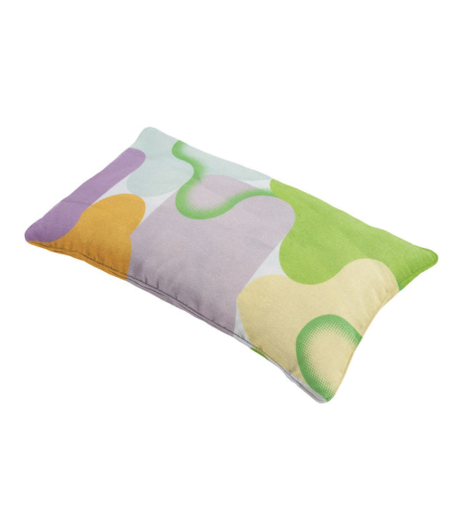 Sierkussen paspel ca.30x50cm Grafi lila