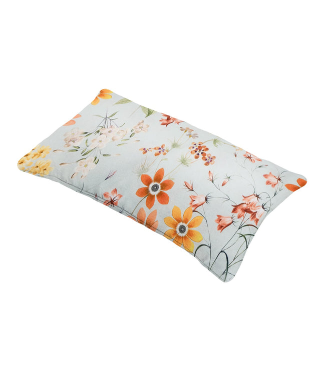 Sierkussen paspel ca.30x50cm Outdoor+ Milly azure