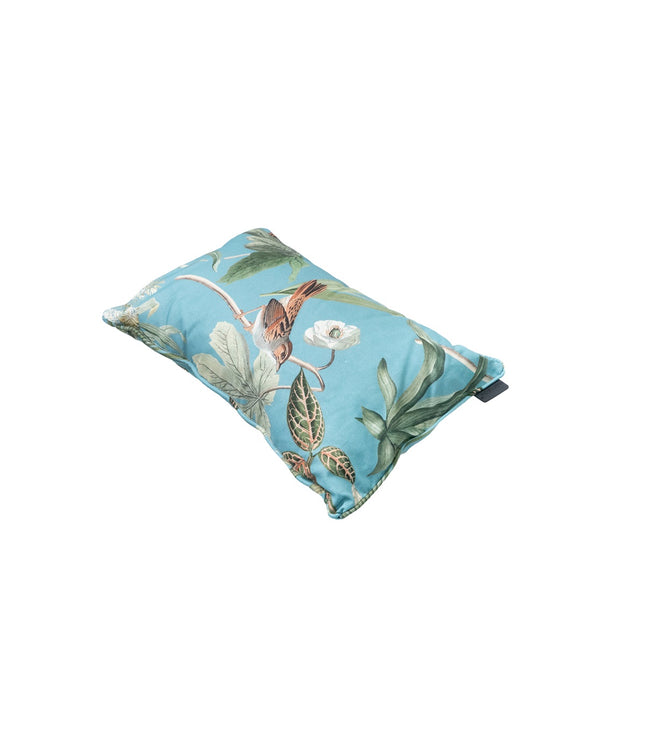 Sierkussen paspel ca.30x50cm Outdoor+ Grasse aqua