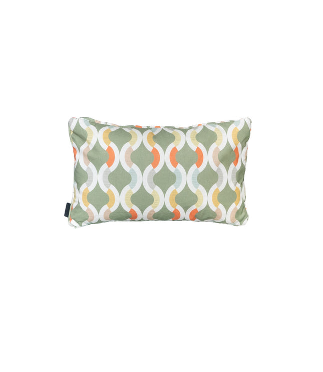 Sierkussen paspel ca.30x50cm Outdoor+ Trivia green