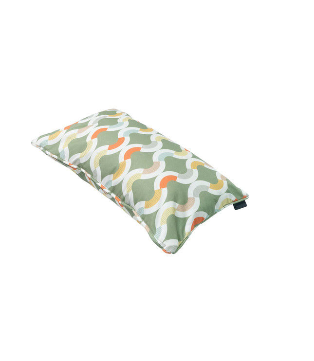 Sierkussen paspel ca.30x50cm Outdoor+ Trivia green