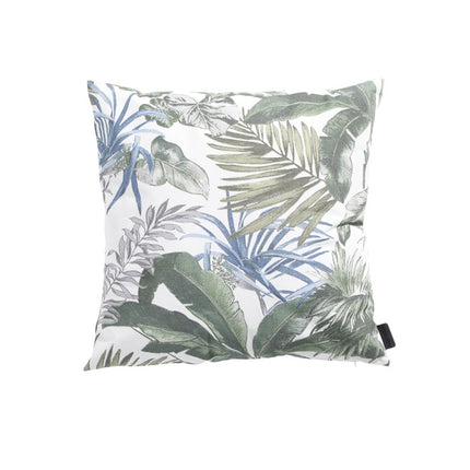 Sierkussen paspel ca.45x45cm Outdoor bliss blue