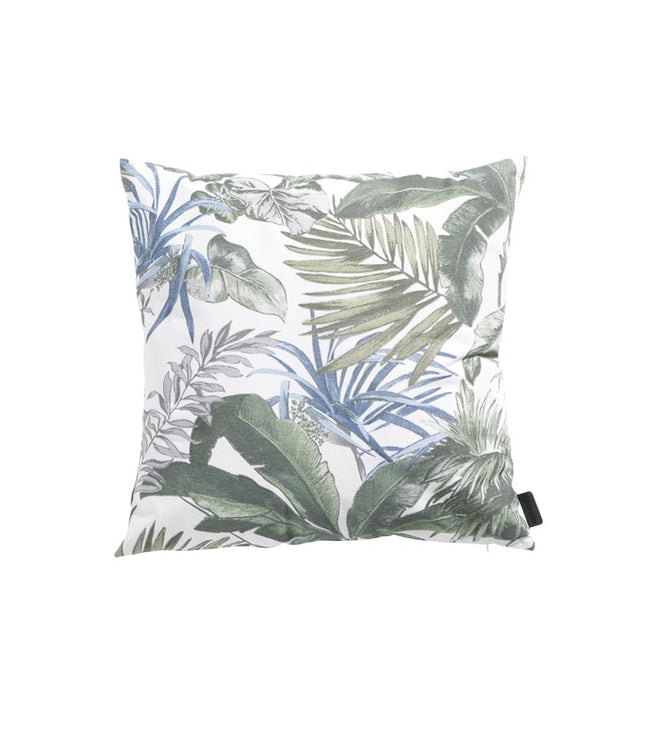 Sierkussen paspel ca.45x45cm Outdoor bliss blue