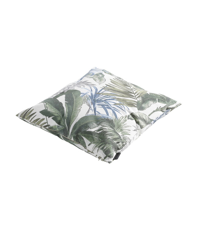Sierkussen paspel ca.45x45cm Outdoor bliss blue