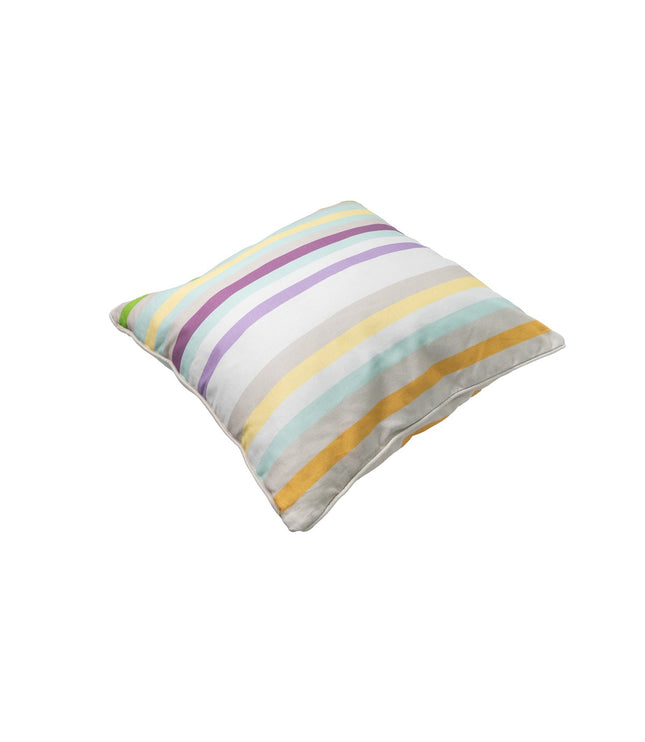 Sierkussen paspel ca.50x50cm Righe purple