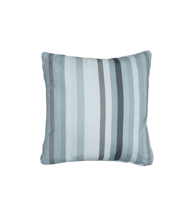 Sierkussen paspel ca.50x50cm Righe grey