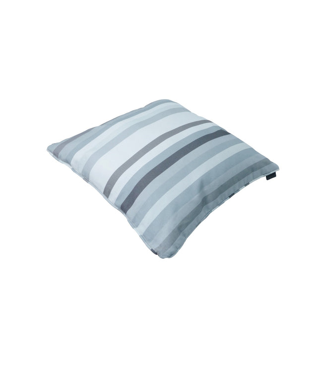 Sierkussen paspel ca.50x50cm Righe grey